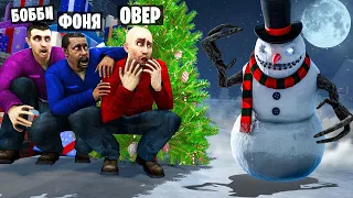 СТРАШНЫЙ СНЕГОВИК ОХОТИТСЯ НА НАС! УГАР И БЕЗУМИЕ В Garry`s Mod