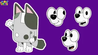 Bluey and Bingo Make a Funny Face Theme Activity!