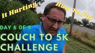 Day 6 of 9 Running Challenge ¦ Couch To 5K Challenge ¦ Week 6 Run 1 ¦ Nearly Killed Me Pro Runner