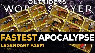 Outriders FASTEST APOCALYPSE LEGENDARY GEAR FARM - Outriders Worldslayer Best Farm