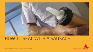 How to apply sealants with a sausage