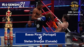 SENSHI 21: -75 kg, Basso Pires (Portugal) vs Stefan Dronjak (Canada) | KWU Full Contact