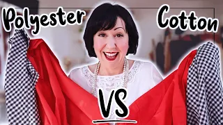 Sewing with polyester vs cotton.... is there a difference? A side by side sewing test!