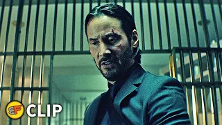 Church & Parking Lot Shootout Scene | John Wick (2014) Movie Clip HD 4K