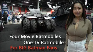 5 BATMOBILES TOGETHER - 4 Movie BATMOBILES &1 TV Battmobile -Exclusive Interview -  World of Wheels