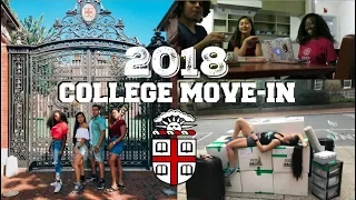 MOVING INTO TO COLLEGE VLOG | BROWN UNIVERSITY 2018