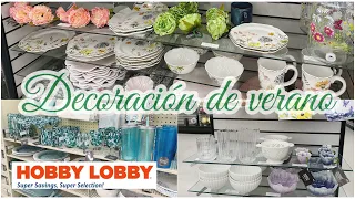 NUEVA DECORACIÓN DE VERANO|EN HOBBY LOBBY 🪴CAMBIOS EN LA TIENDA#ideas #decoration #verano