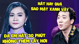 CHẤN ĐỘNG thí sinh HÁT 1 HƠI CỰC DÀI vừa ngừng hát BỖNG TÁI XANH MẶT vì "HÁT LIÊN TỤC 30 PHÚT"