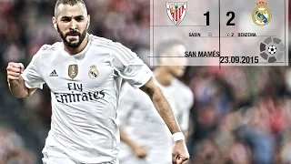 Athletic 1-2 Real Madrid (La Liga 2015/16, matchday 5)