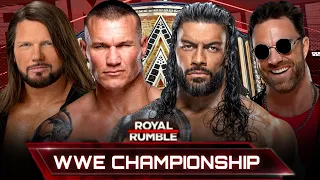 WWE 2K23: Roman Reigns vs. Randy Orton vs. AJ Styles vs. LA Knight WWE Undisputed CHAMPIONSHIP!