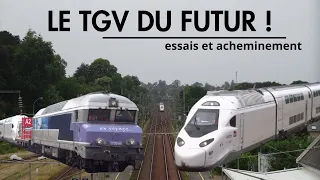 Le futur TGV M en essais à Plouaret-Tregor