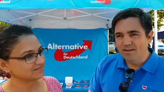 Dr. Malte Kaufmann (AfD) live aus Heidelberg mit Laleh Hadjimohamadvali