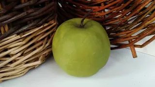 Яблоко папье маше