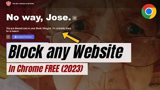 How to Block any Website in Google Chrome PC for FREE - (2023 NEW)