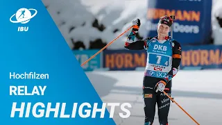 World Cup 23/24 Hochfilzen: Men Relay Highlights