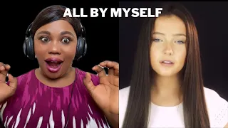 FIRST TIME REACTING TO | LUCY THOMAS- ALL BY MYSELF (Celine Dion Cover) REACTION