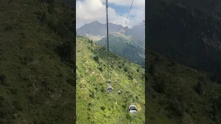 Cable car in Shymbulak, Kazakhstan 🇰🇿 #shorts #shymbulak