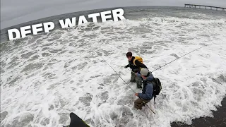 Finding the ideal Depth in the Surf for Catching Striped Bass