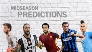 Serie A midseason predictions