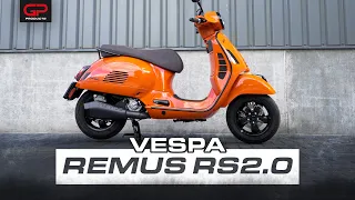 REMUS RS 2.0 Exhaust for the VESPA GTS 125 & 300!