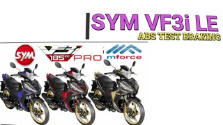 ABS Test Braking - SYM VF3i