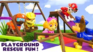 Fun Paw Patrol Playground Rescue Story with the Funlings