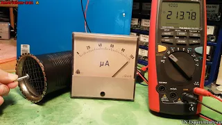 Simple homemade alpha particles detector