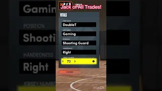 RAREST BUILD EVER! JACK OF ALL TRADES! NBA 2k22 Next Gen! #shorts