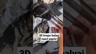 3D krepe balyaj nasıl yapılır #3dkrepebalyaj #3D #krepebalyajnasılyapılır #ombre #sombre