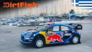 WRC Cars Warming Tires in Harbour [4k 50fps] Raw Footage