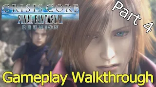 CRISIS CORE - FINAL FANTASY VII - REUNION | Part 4 | Full Gameplay | No Commentary