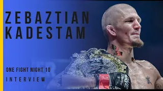 Zebaztian Kadestam talks fighting Roberto Soldic at ONE Fight Night 10