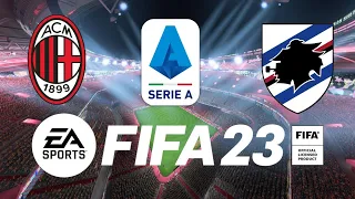 ⚽[FIFA 23] MATCH DE SERIE A TIM  AC MILAN VS UC SAMPDORIA #02 4K60 [FR] (PS5)