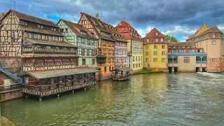 Strasbourg, France walking tour 4K - The most beautiful cities in France