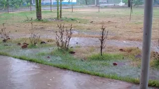 The sound of thunder on the way home, the sound of falling water.