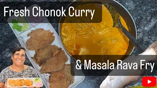 Fresh Chonok Coconut Curry Recipe.. #goan #recipes #goanvlogger #lovecooking #food #fishcurry