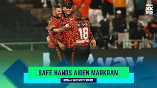 Aiden Markram's safe hands | All his catches | Betway SA20