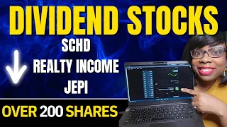 Over 200 Shares EACH | $50,000 in 3 Dividend Stocks | Best Dividends To Buy | Dividend Income