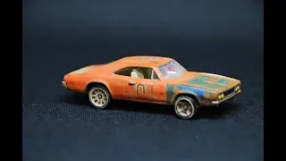 Mailbox Finds : Hot Wheels Weathered General Lee Dukes of Hazzard