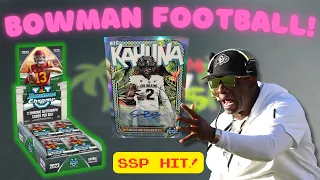 BIG SSP! 2023 Bowman Chrome U Football Hobby Box Review!