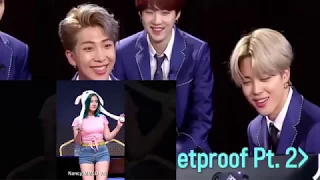 BTS Reaction to [MOMOLAND] Nancy Funny & Cute Moments