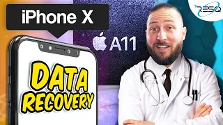 🤯Prior Repair gone WRONG! Can we get DATA out of this MESS…? - iPhone X Data Recovery - A11 CPU SWAP