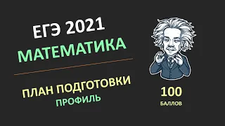 ЕГЭ 2021 Математика План подготовки