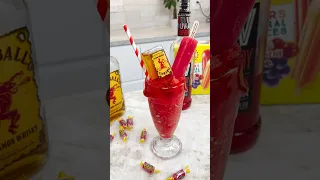 Cherry Popsicle Fireball Slush