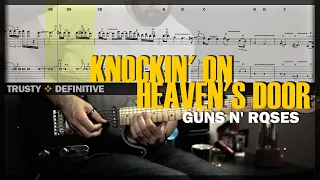 Knockin' on Heaven's Door 🌟 Guitar Cover Tab | Original Solo Lesson | BT with Vocals 🎸 GUNS N' ROSES