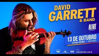 Show David Garrett  - Espaço Unimed 13/10/2022