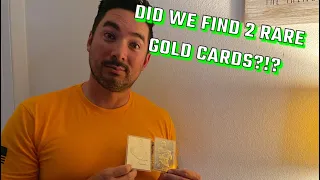 GoodWill Mystery Sports Cards box!!! Rare gold cards?!?