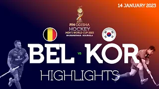 FIH Odisha Hockey Men's World Cup 2023 - Short Highlights : Belgium vs Korea | #HWC2023