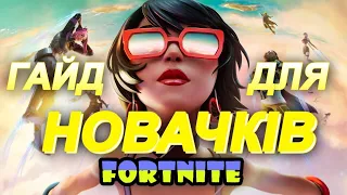 🔥Fortnite - крутий гайд для новачків | українською мовою | для справжніх фанів Фортнайту