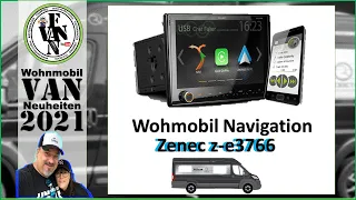 🎼 BESTES NAVI FÜR WOHNMOBILE? 🔊 ZENEC Z-E3766 🔧 EINBAU UND TEST CARICA LADESTATION 📳